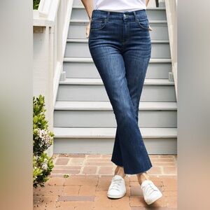 Frank & Eileen Killian Dark Blue Cropped Jeans